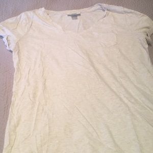 Cream T shirt